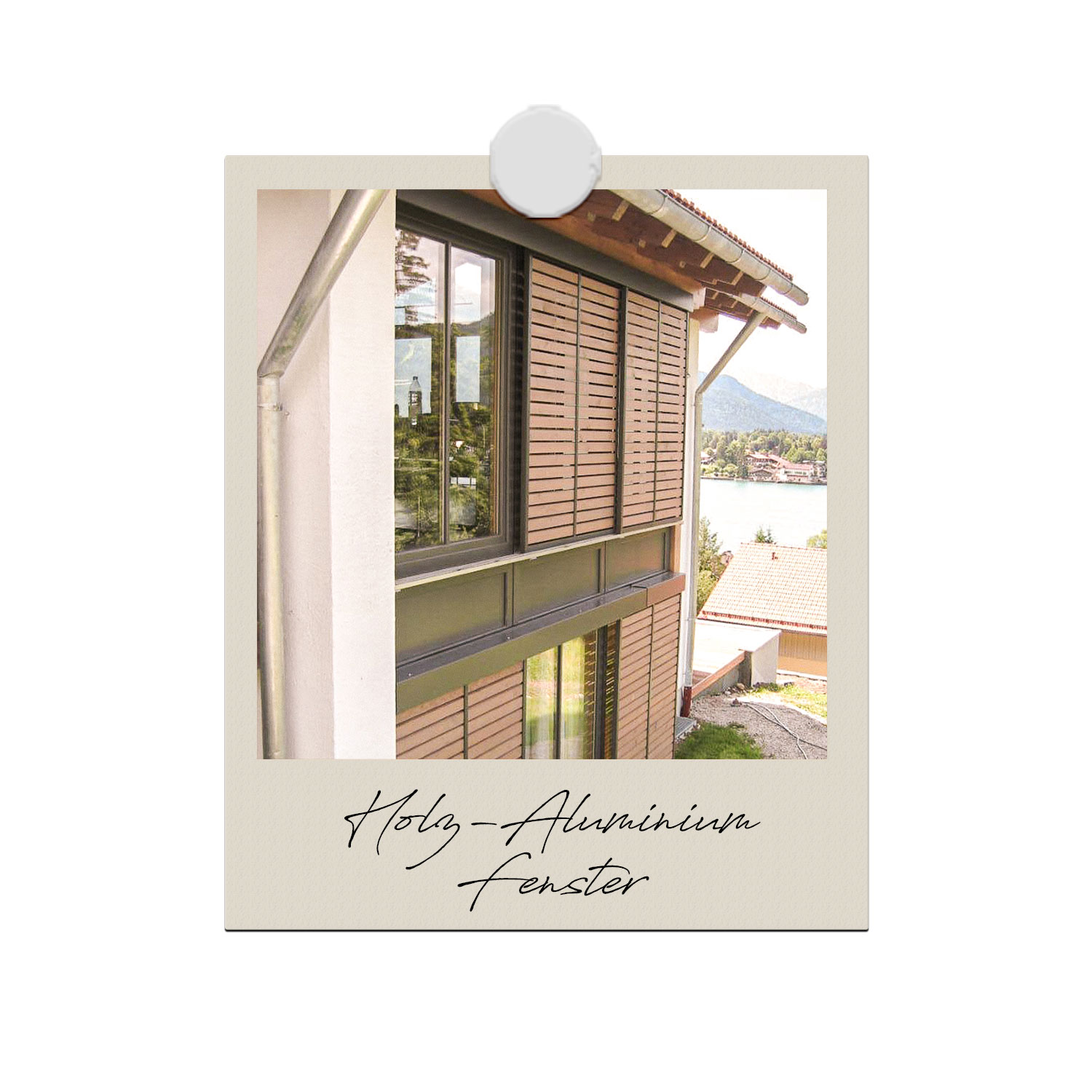 Holz-Aluminium-Fenster im Detail